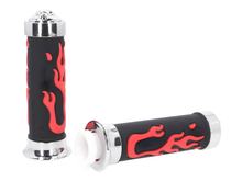 Griffe Satz Custom Flame rot