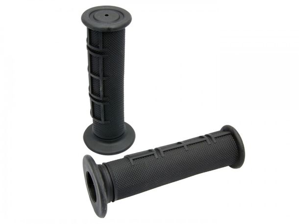 handlebar rubber grip set MX black