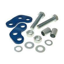 Höherlegungssatz blau für Derbi Senda (00-), Aprilia RX/SX, Gilera RCR/SMT