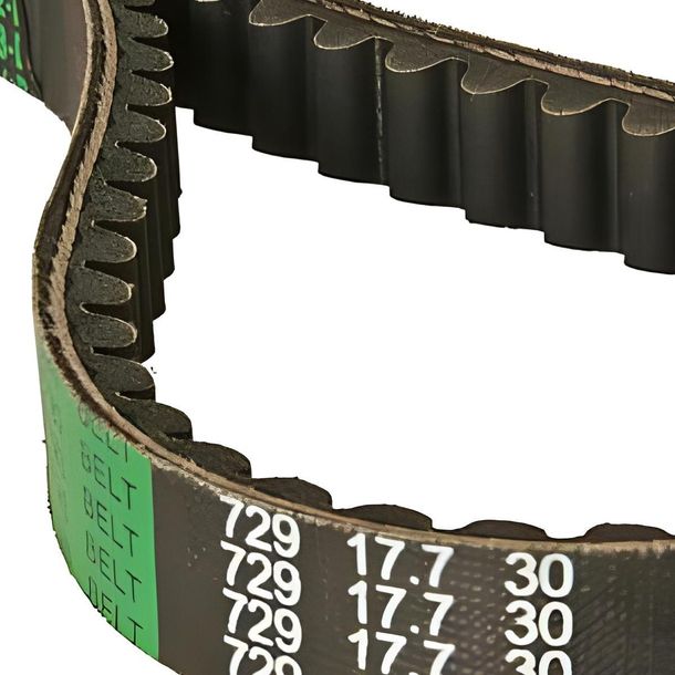 Correa Trapezoidal 729x17.7x30 Mm Para Scooter 50cc Con Motor GY Chino Y Rueda Trasera De 12 Pulgadas