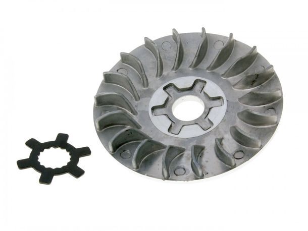 Puleggia a cinghia trapezoidale incl. puleggia a stella, mozzo albero motore da 16 mm per CPI, Keeway, Generic