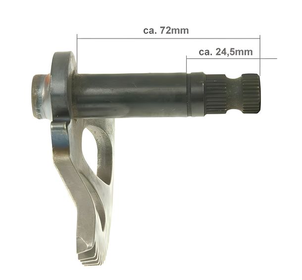 Kickstarterwelle 72mm / 24mm für CPI, Keeway