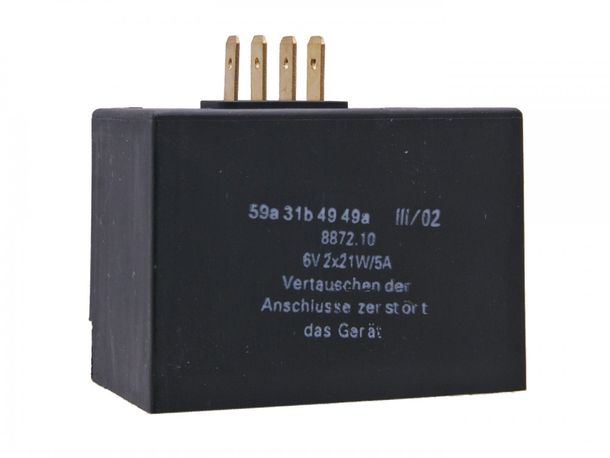 Laderegler / Blinkgeber 6V 2x21W, 5A für Simson SR50