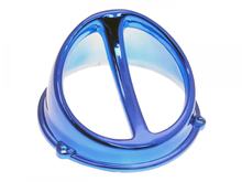 Lüfterspoiler Air Scoop Chrom blau - universal