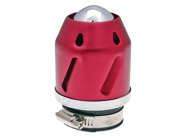 Air filter Grenade red straight 42mm connection