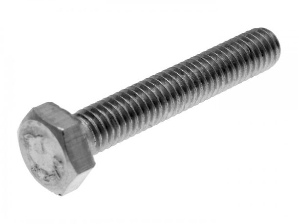 Zeskantschroeven DIN933 M6x35 voldraad roestvrij staal A2 (25 stuks)