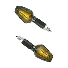 Blinker Set M10 Carbon-Look Beamer getönt, lang
