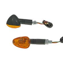 Blinker Set M10 schwarz Doozy orange, lang