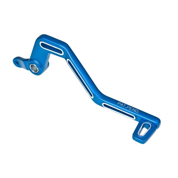 Blauw aluminium rempedaal voor Minarelli AM Racer