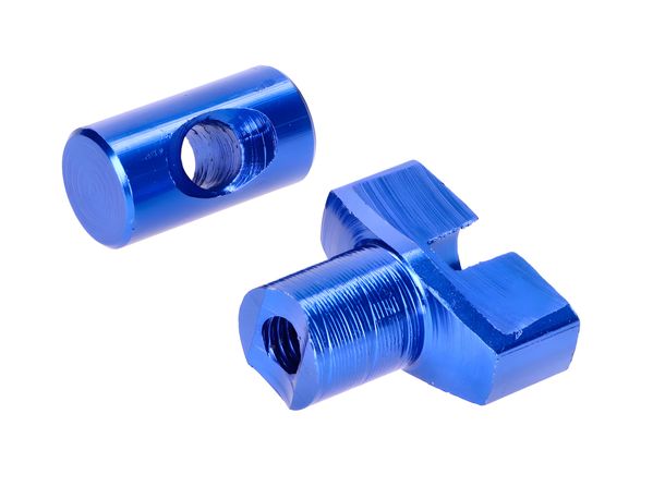 Réglage Câble de frein ensemble aluminium bleu - universel