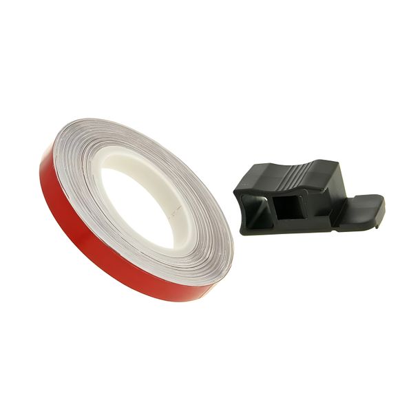 Felgenrand Aufkleber 7mm - rot - 600cm