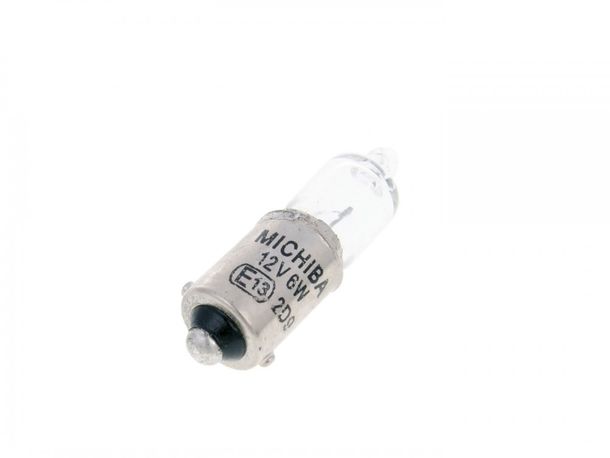 Lámpara incandescente H6W BAX9s 12V 6W
