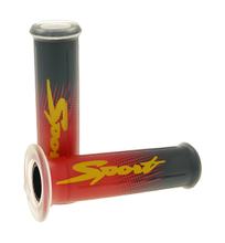 Jeu de poignées Sport transparent rouge