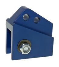 shock extender CNC 2-hole adjustable mounting - blue for Peugeot vertical