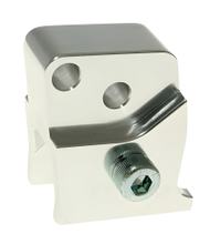 Höherlegungssatz CNC 2-Loch Chrom für Peugeot liegend