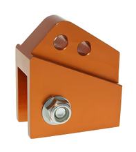 Höherlegungssatz CNC 2-Loch orange für Peugeot stehend
