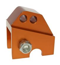 Höherlegungssatz CNC 2-Loch orange für Piaggio