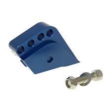 Höherlegungssatz CNC 4-Loch blau für Peugeot stehend