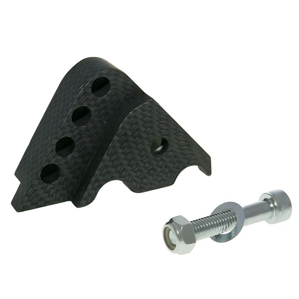 Riser Kit CNC 4 trous Look carbone pour MINARELLI horizontal
