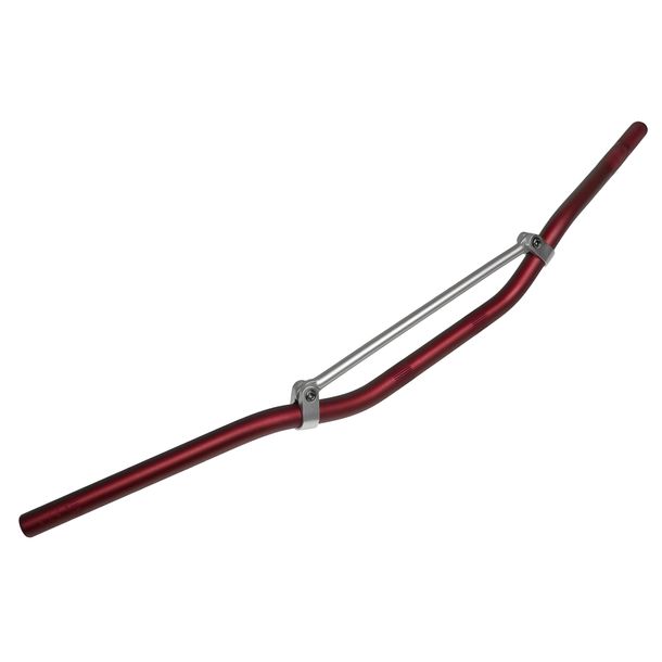 Lenker Motocross Aluminium mit Strebe rot 22mm - 810mm