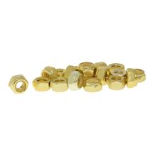 Gouden aluminium moerenset - 20 stuks - M6