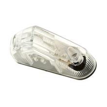 Luz traseira LED vidro transparente 83 x 22mm com iluminação de matrícula universal