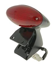 Rear light retro black for Habana, Mojito Custom