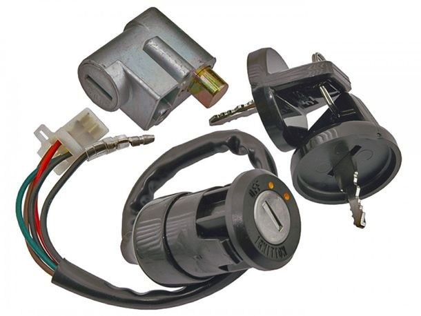 Schloßsatz Schließanlage Zündschloß Schlosssatz für Quad Moped Motorrad – Bild 1
