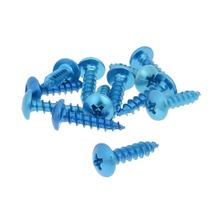 Schraubensatz 12 Stück Verkleidung blau - 5x20
