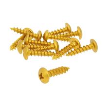 Schraubensatz 12 Stück Verkleidung gold - 5x20