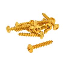 Schraubensatz 12 Stück Verkleidung gold - 5x30