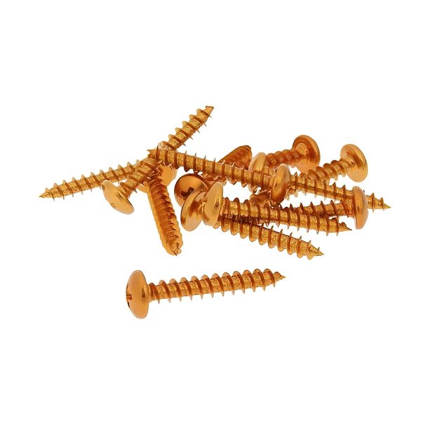 Schraubensatz 12 Stück Verkleidung orange - 5x30