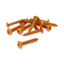 Schraubensatz 12 Stück Verkleidung orange - 6x30