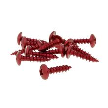 Schraubensatz 12 Stück Verkleidung rot - 5x20