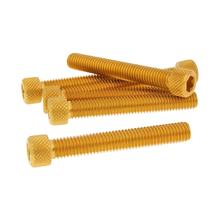 hexagon socket screw set - anodized aluminum gold - 6 pcs - M8x50 - styling