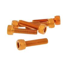 6-delige zeskantschroefset, aluminium, oranje - M5x20