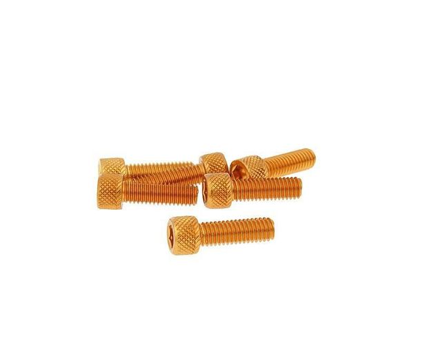 Screw set 6 pezzi arancio alluminio Allen - M6x20