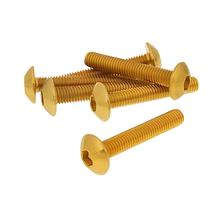 Conjunto de parafusos 6 peças carenagem dourado - M5x30