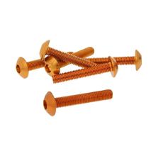 Conjunto de parafusos 6 peças carenagem laranja - M5x30