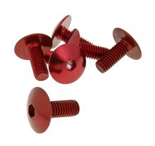 Schroevenset 6-delig kuip rood - M6x15