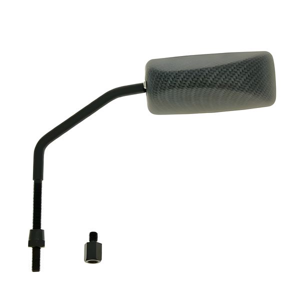 F11 Millenium M8 spiegel met adapter carbon-look mat