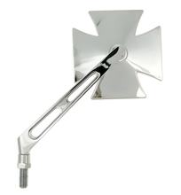 Espelho Iron Cross lado esquerdo M10 Cromado