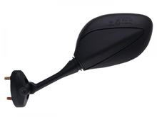 Rétroviseur Vicma gauche noir en qualité OEM pour Kymco Quannon Racing Naked 125 ccm Année 2006 - 2015