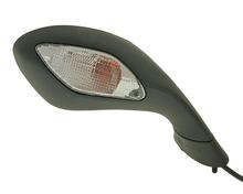 Specchietto retrovisore Vicma nero di qualità OEM con indicatore di direzione integrato