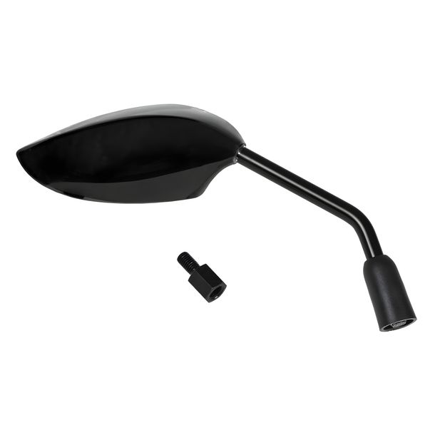 Specchi sportivo destra M8 / M10 ovale nero
