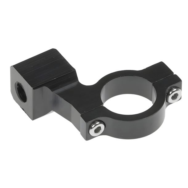 Soporte Espejo CNC 22mm/M10 Rosca derecha - negro