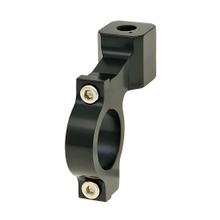 Suporte de espelho CNC 22mm / M8 rosca esquerda - preto