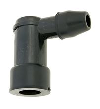 Zündkerzenstecker 90° kurz, schwarz