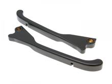 Conjunto de manetes de freio Buzzetti preto para Aprilia SR, Gilera Nexus, Piaggio Beverly, MP3, X7