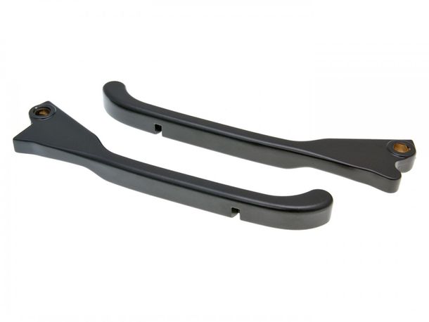 juego de manetas de freno Buzzetti negras para Piaggio Beverly, MP3, Carnaby, X8, XEvo